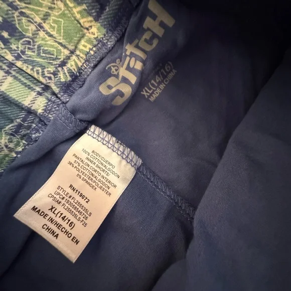 Disney Blue and Green Plaid Skort - Picture 3 of 3